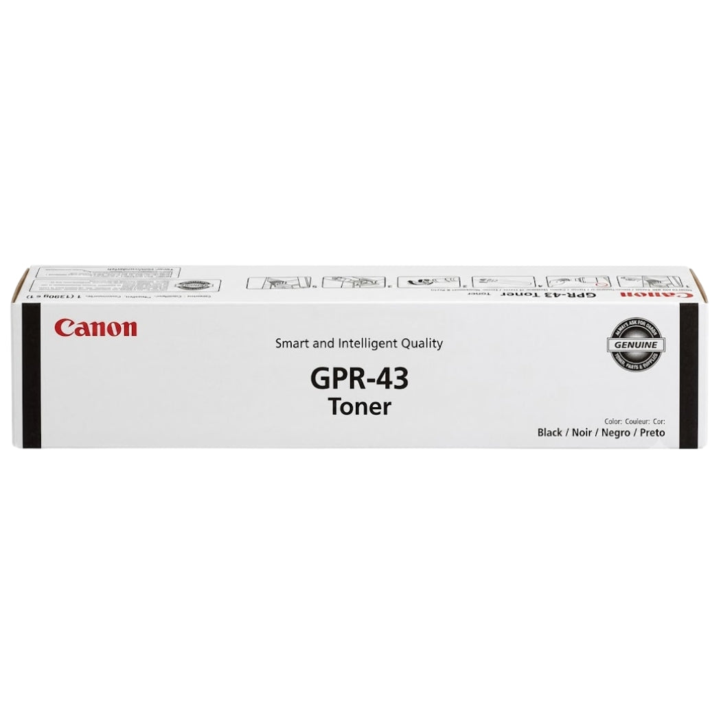 New, Pre-Owned - Canon GPR-43 Black Toner Cartridge, 4792B003AA