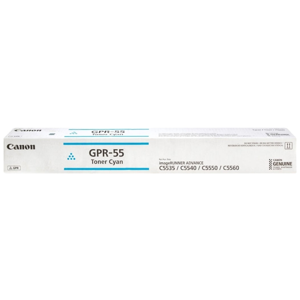 New, Pre-Owned - Canon GPR-55 Cyan Toner Cartridge, 0482C003AA
