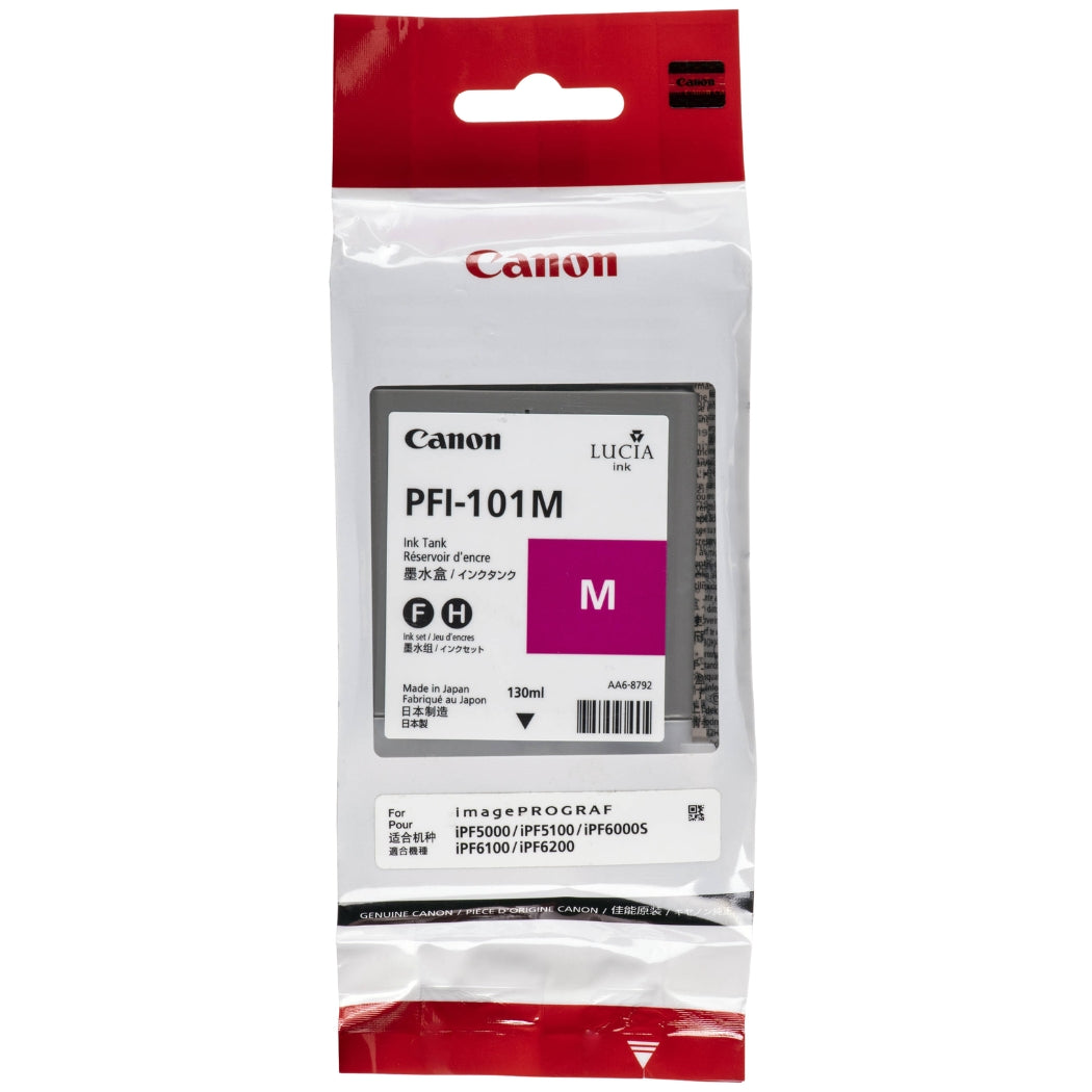 New, Pre-Owned - Canon PFI-101 130mL Magenta Ink Cartridge