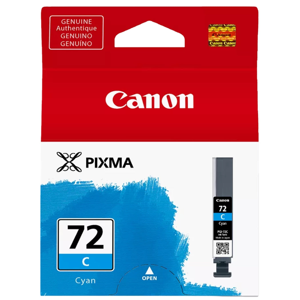 New, Pre-Owned - Canon PGI-72 Cyan Ink Cartridge