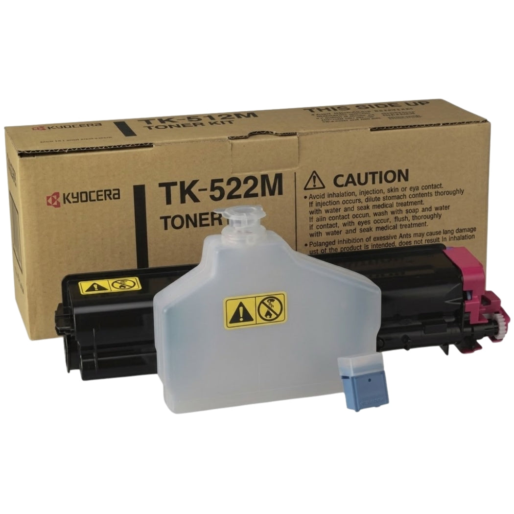 New, Pre-Owned - Kyocera TK-522M Magenta Toner Cartridge