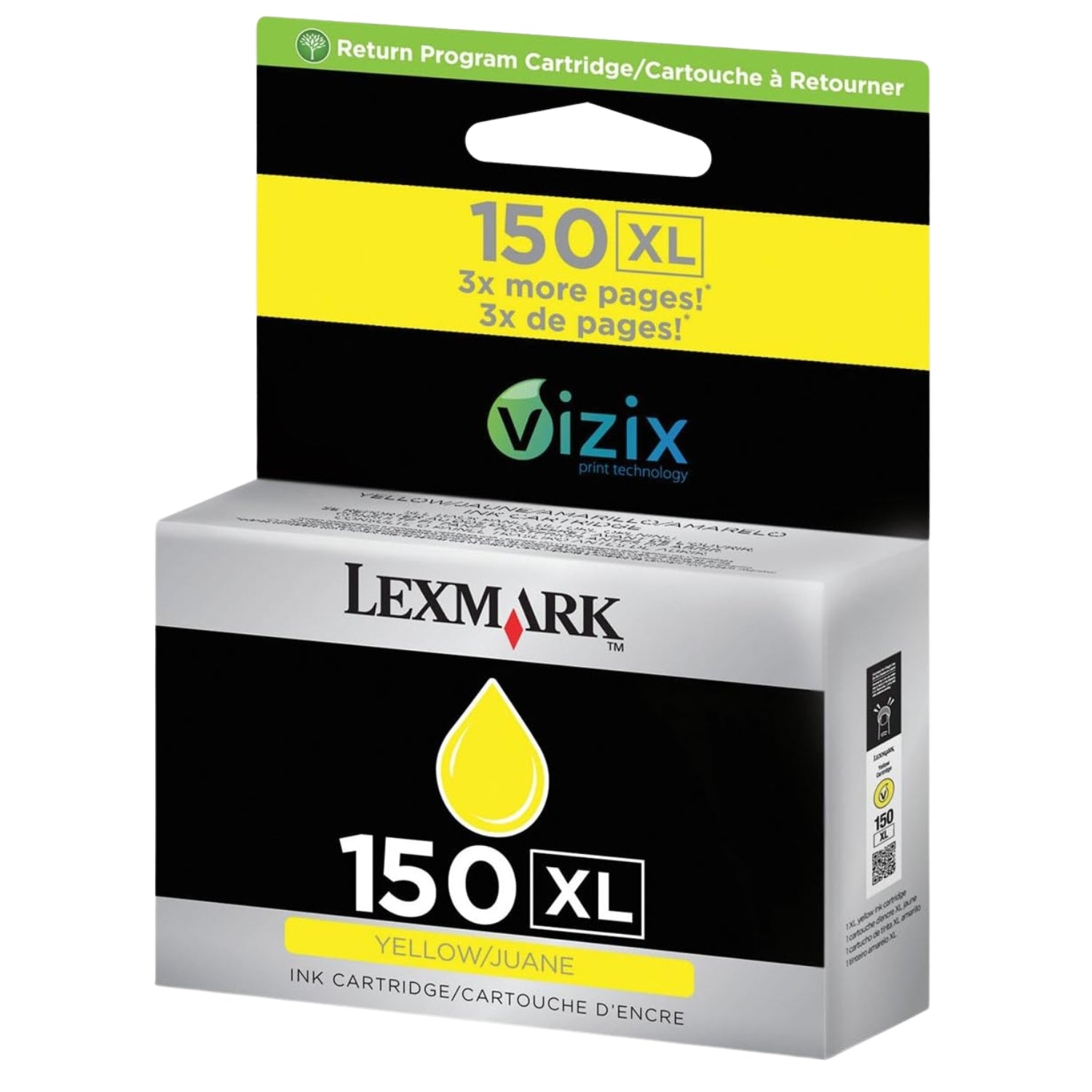 New, Pre-Owned - Lexmark #150XL Yellow Ink Cartridge