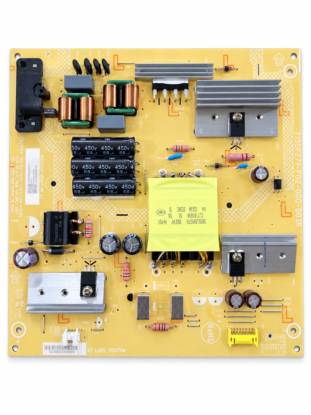 Roku PLTVQI921AXD6 power supply board 715GF271-P02-000-B03R
