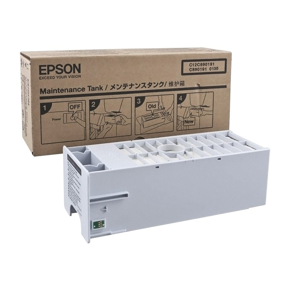 New, Pre-Owned - Epson Standard-Yield Maintenance Tank Ink Cartridge C12C890191