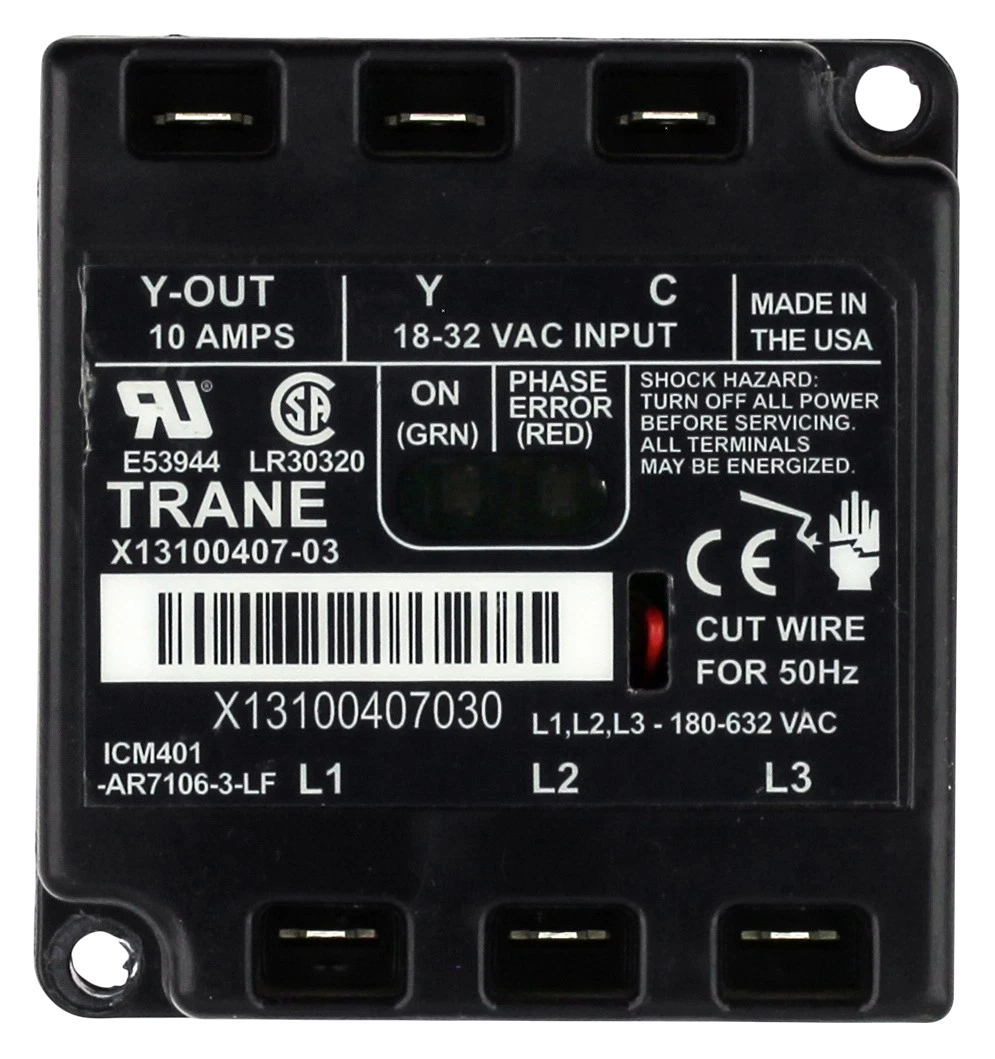 Trane X13100407-03 Phase Monitor Control Board