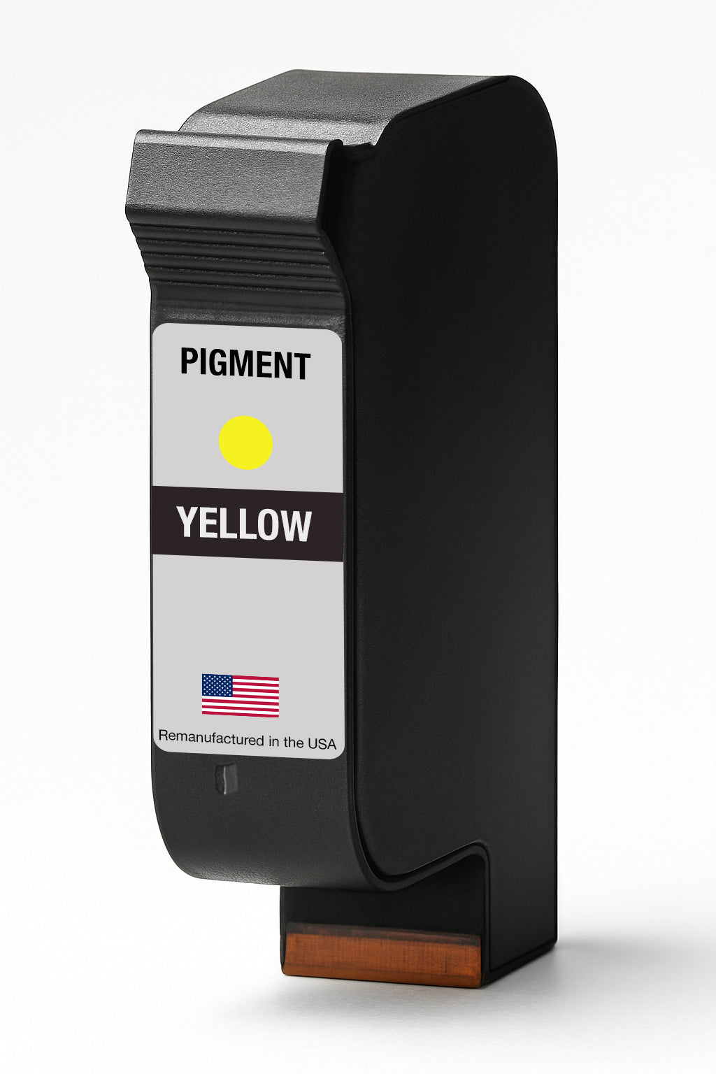 U.S. Remanufactured TIJ Pigment Yellow Thermal Inkjet Cartridge