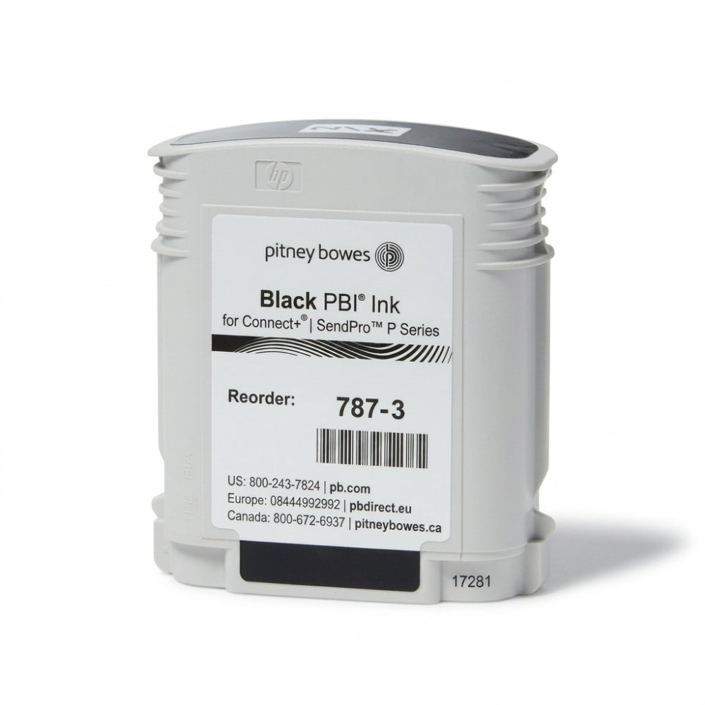 New, Pre-Owned - Pitney Bowes 787-3 Black Ink Cartridge