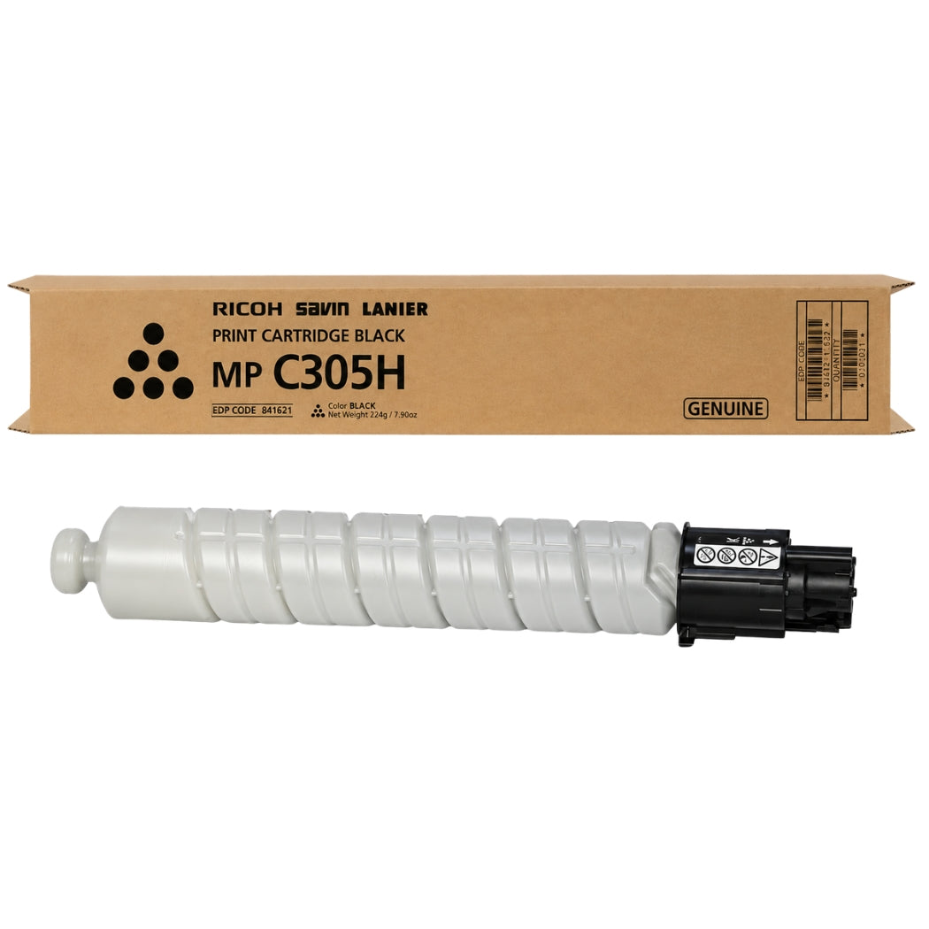 New, Pre-Owned - Ricoh MP C305H Black Toner Cartridge, 841621