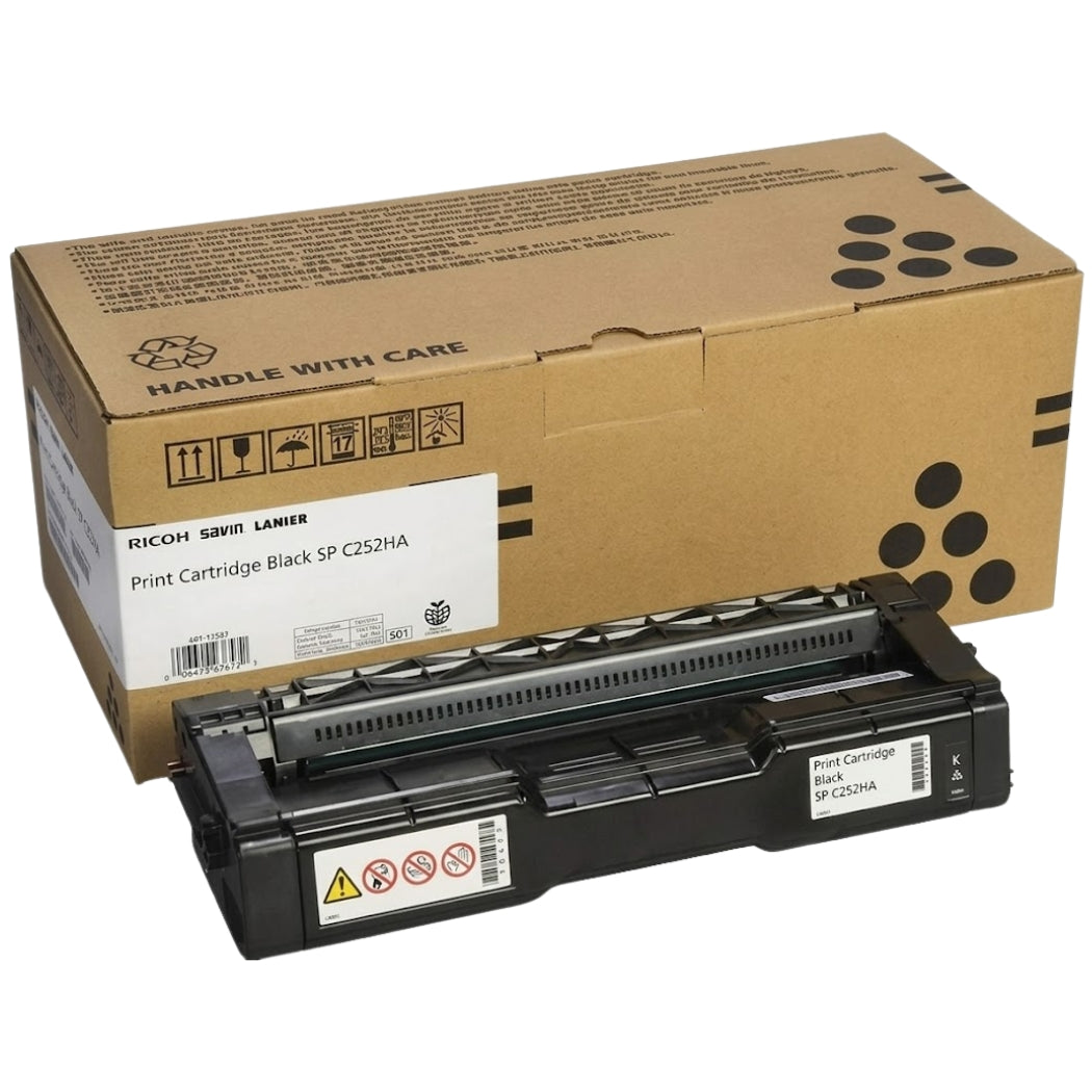 New, Pre-Owned - Ricoh SP C252HA Black Toner Cartridge, 407653