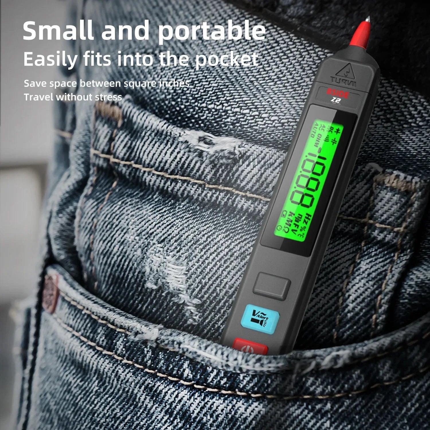 BSIDE Z2 AC Voltage Tester Pen with Leakage Detection