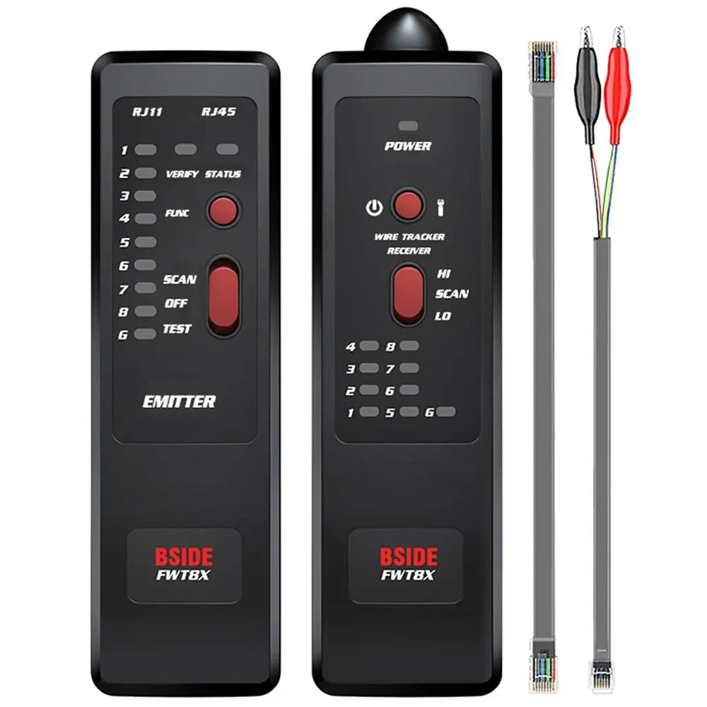BSIDE FWT8X Network Cable Tracker for RJ11/RJ45 & 60V Telecom Lines
