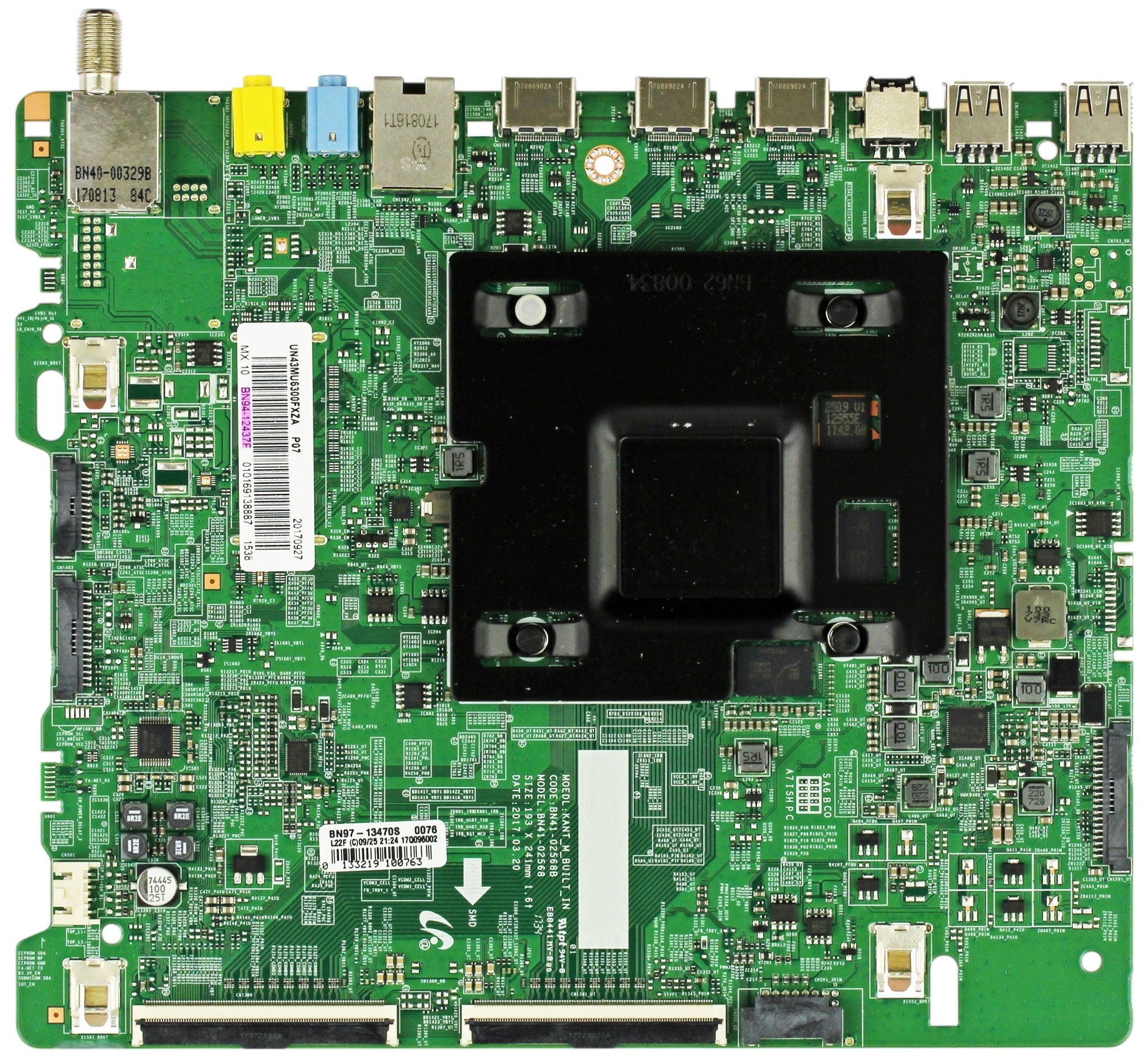 Samsung BN94-12437F Main Board for UN43MU6300FXZA (Version AA02 & AA04)