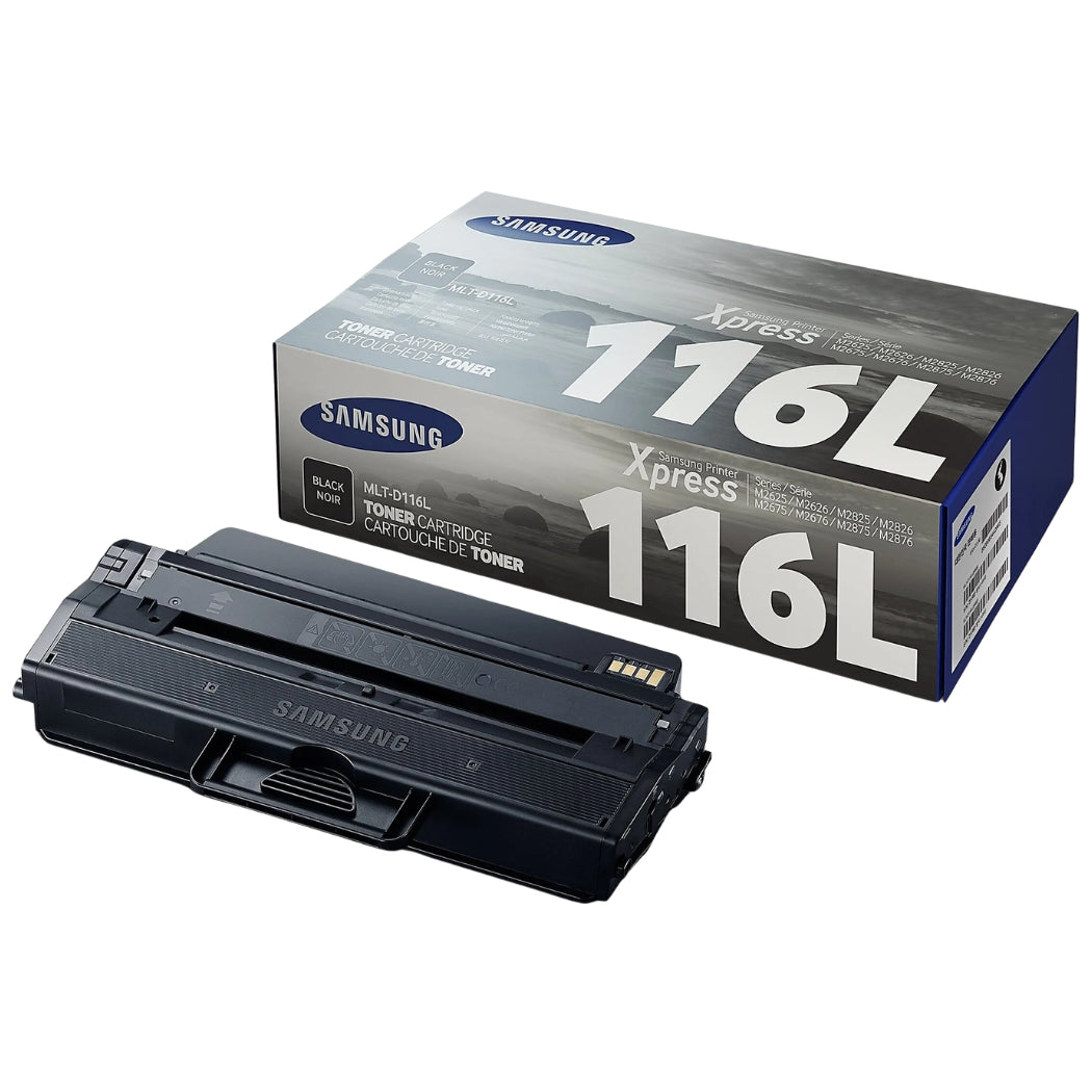 New, Pre-Owned - Samsung MLT-D116L High Yield Black Toner Cartridge