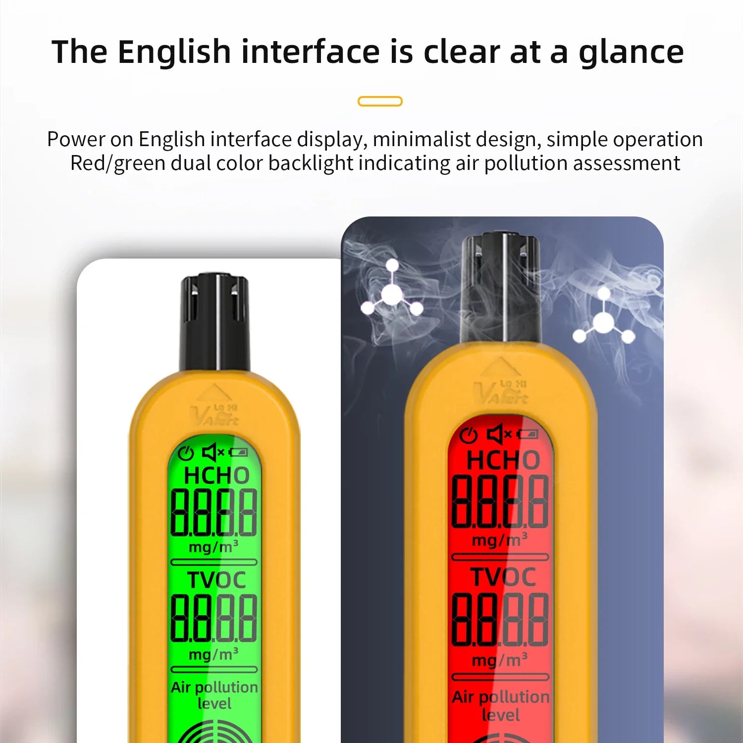 BSIDE G2 Air Quality Monitor – HCHO & TVOC Tester