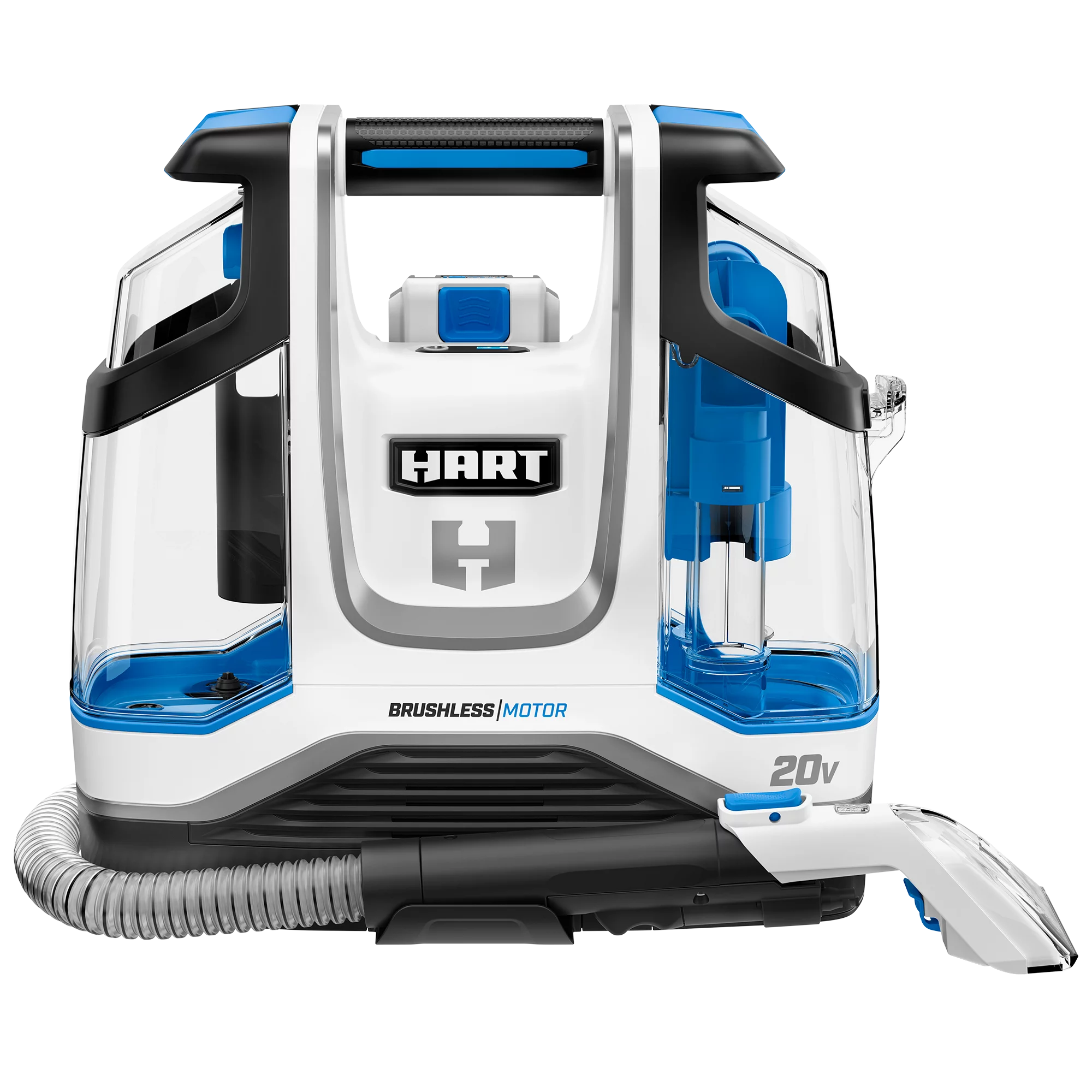 HART 20-Volt Cordless Carpet & Upholstery Spot Cleaner with (1) 20-Volt 4Ah Battery, HPSP25B (Damaged Box)