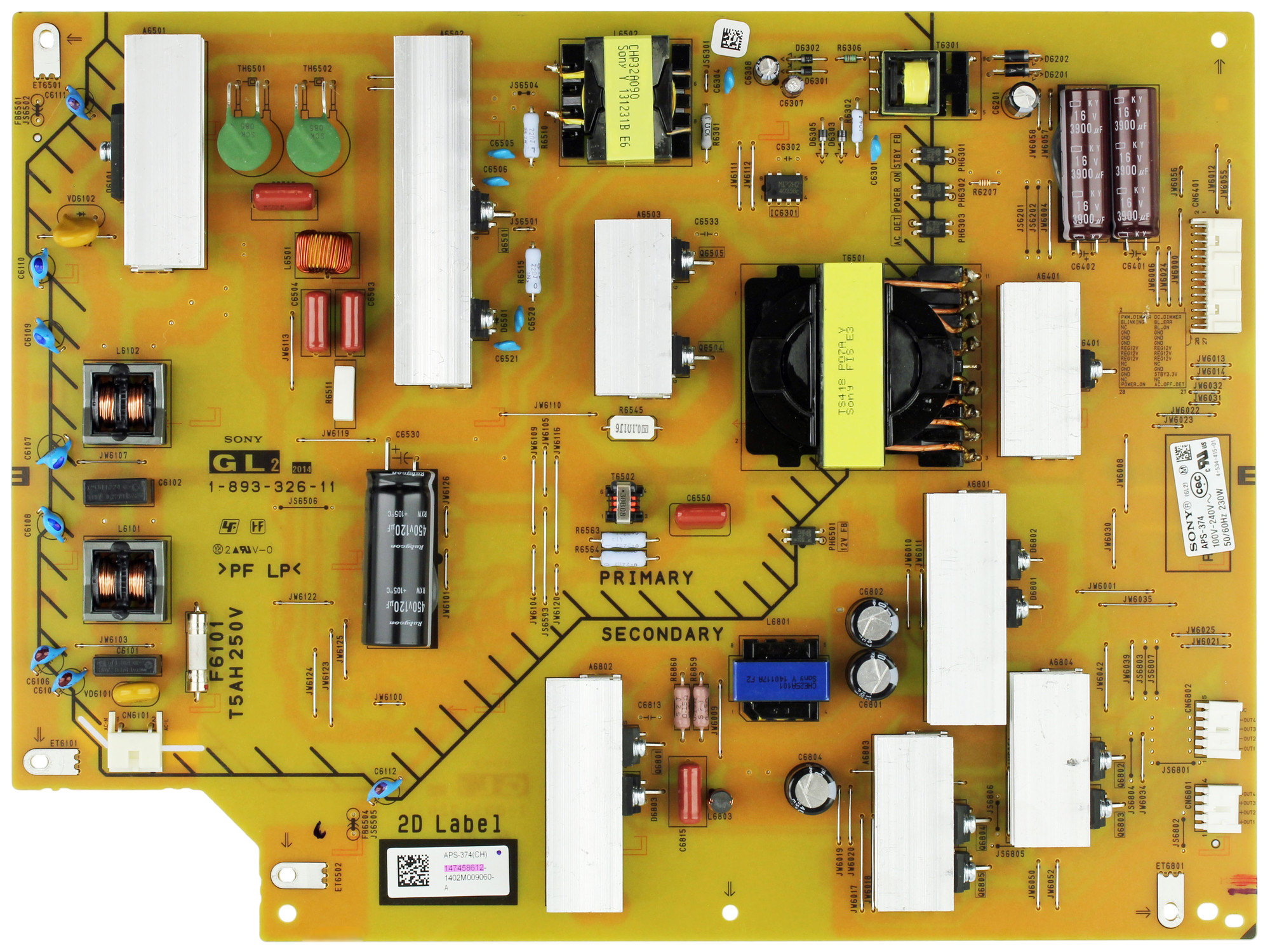 Sony 1-474-586-12 GL2 Power Supply