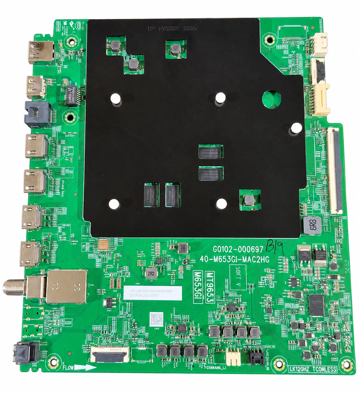 TCL G0301-000584-Z00 main board on white background