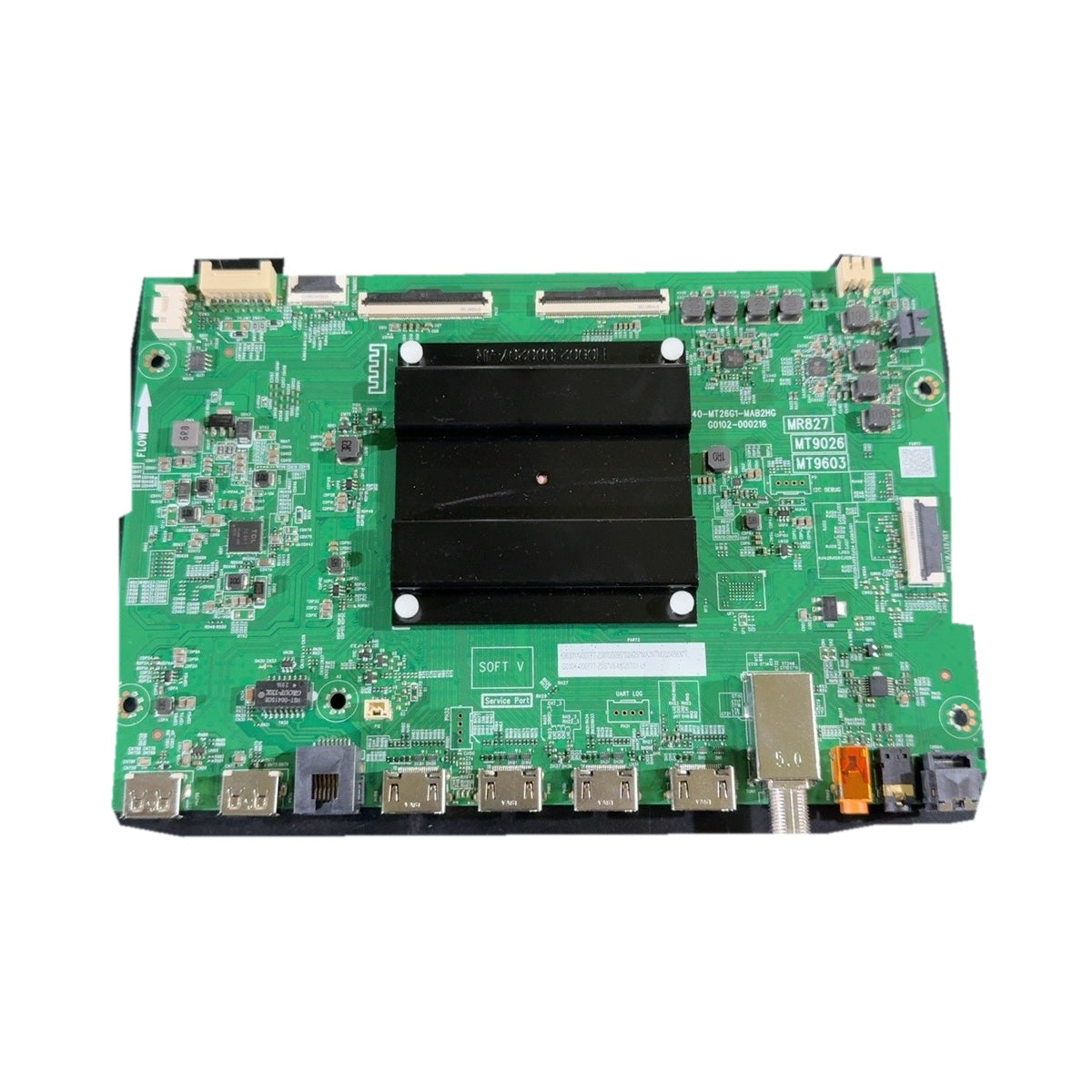 Actual TCL G0301-000777-Z00 board on white square background
