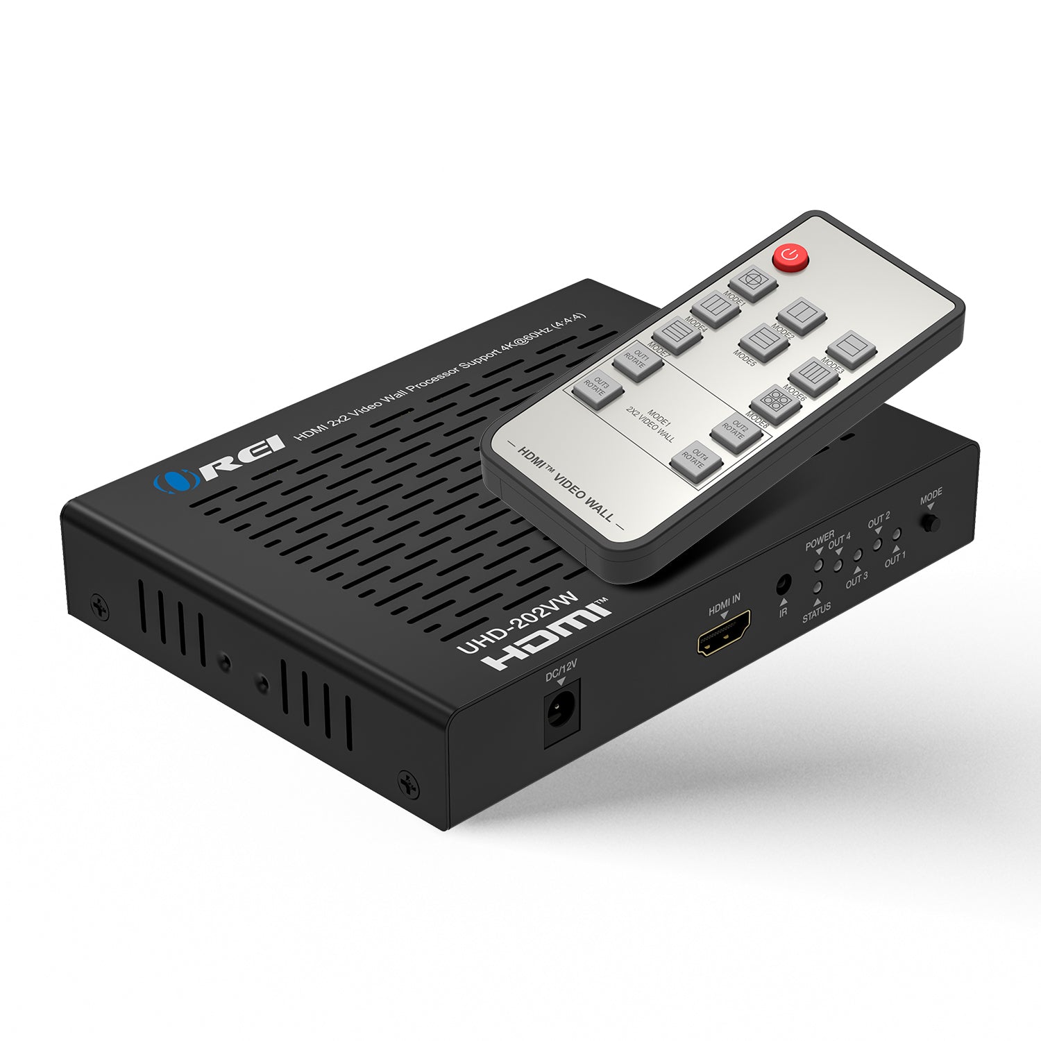 4K 1-In-4-Out USB-C & HDMI™ Video Wall Controller (Audio Extract)-UHD-202VW