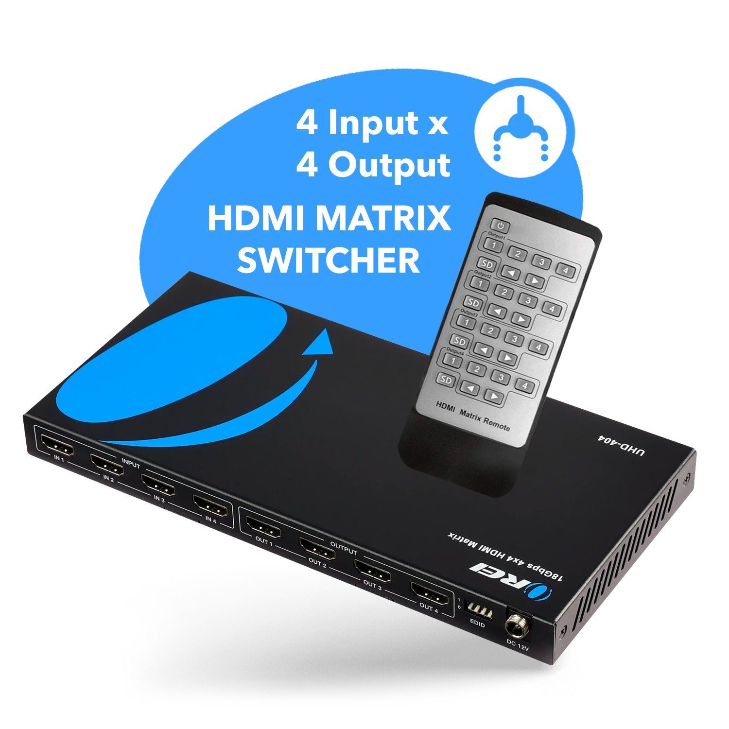 4K@60hz 4x4 HDMI™ Matrix (UHD-404)
