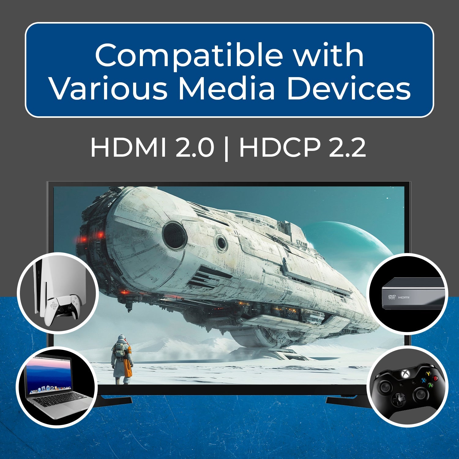 4K@60hz HDMI™ Extender - 230ft (cat6)-UHD-IPC165-K