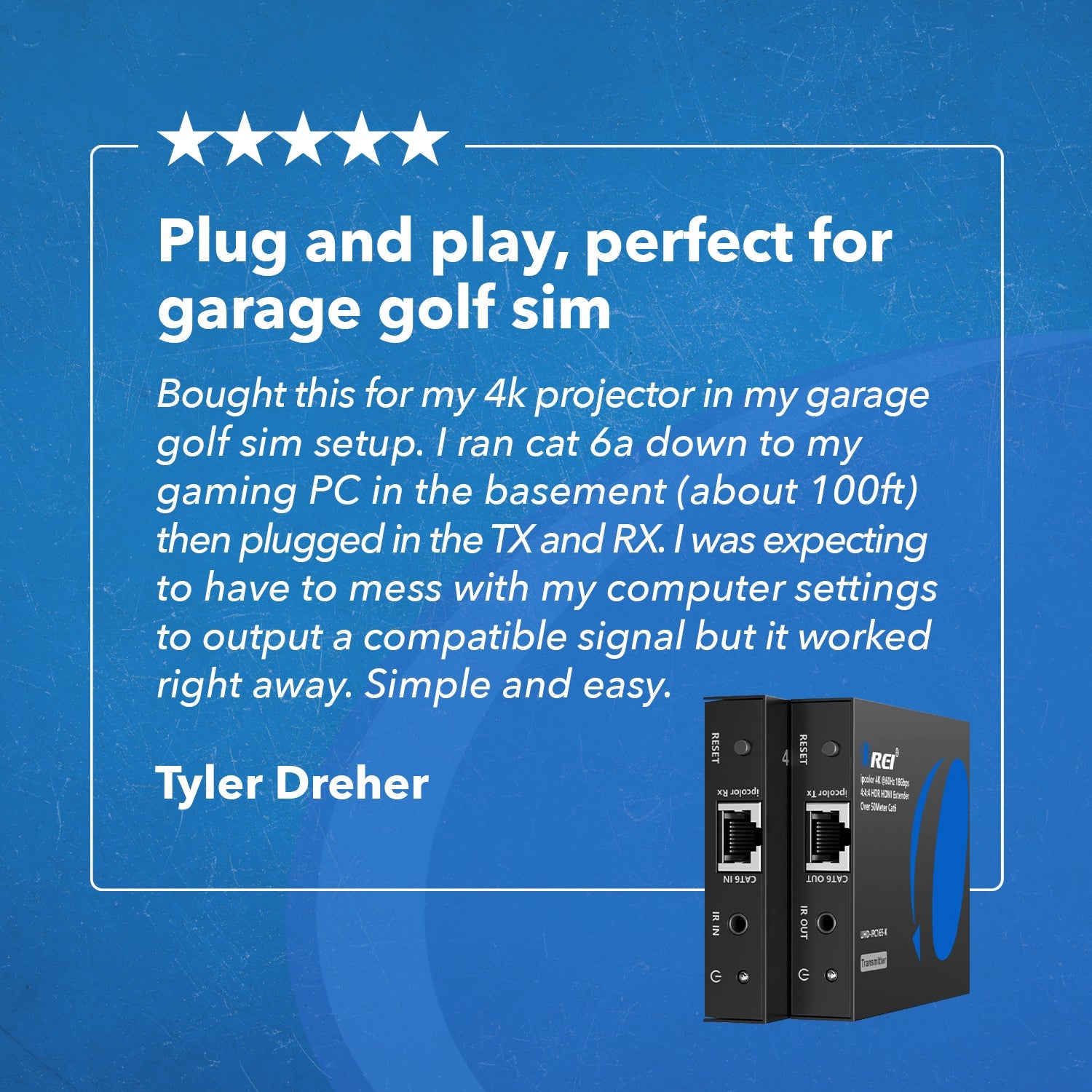 4K@60hz HDMI™ Extender - 230ft (cat6)-UHD-IPC165-K