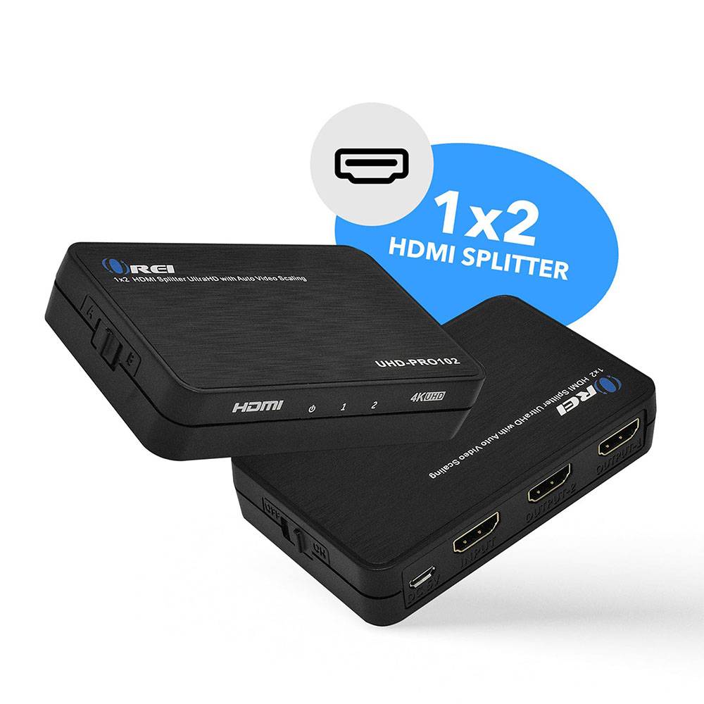 4K@60Hz 1x2 HDMI™ Splitter (Downscaler)-UHD-PRO102