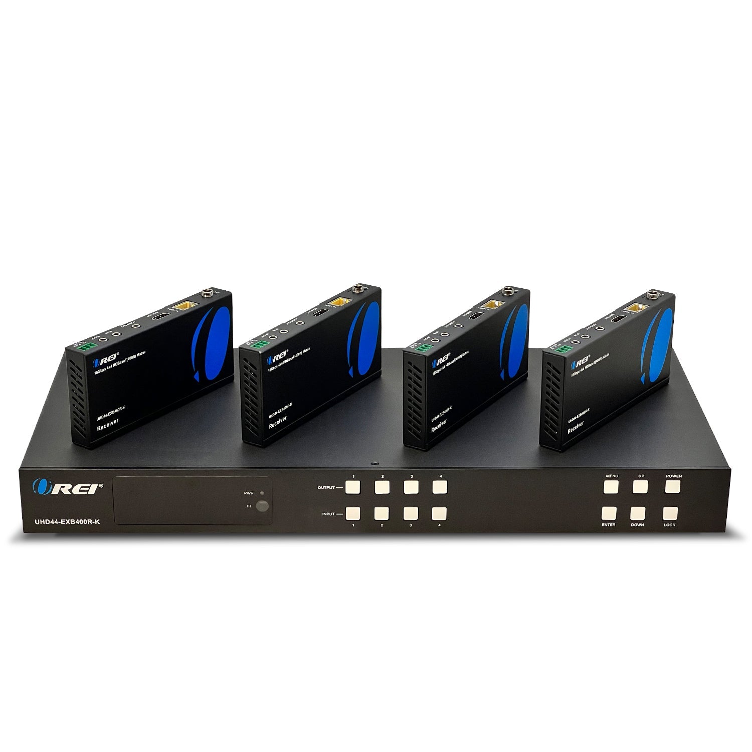 4K HDBaseT 4x4 HDMI™ Extender Matrix (Loop) - 400ft (cat6)-UHD44-EXB400R-K