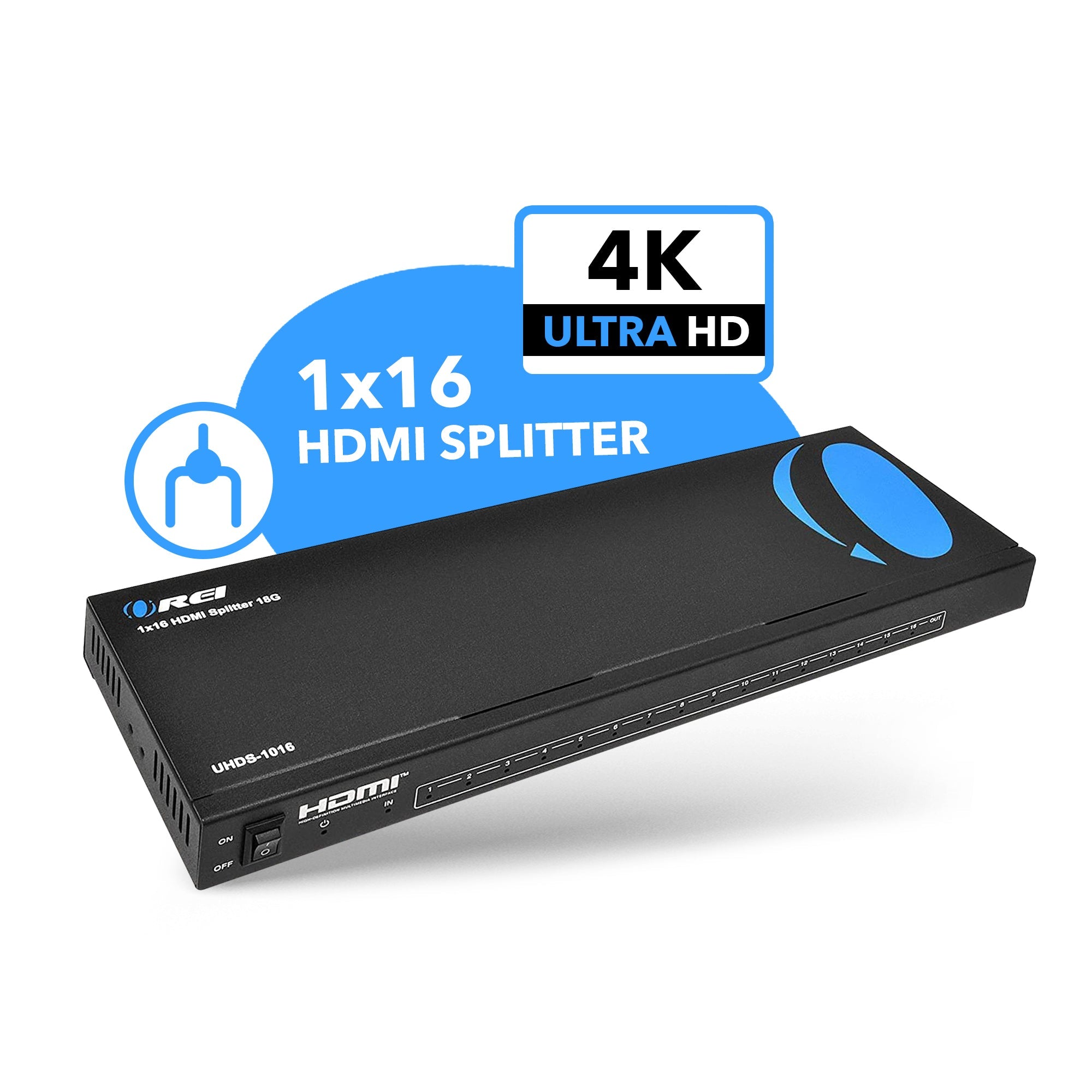 4K@60Hz 1x16 HDMI™ Splitter-UHDS-1016