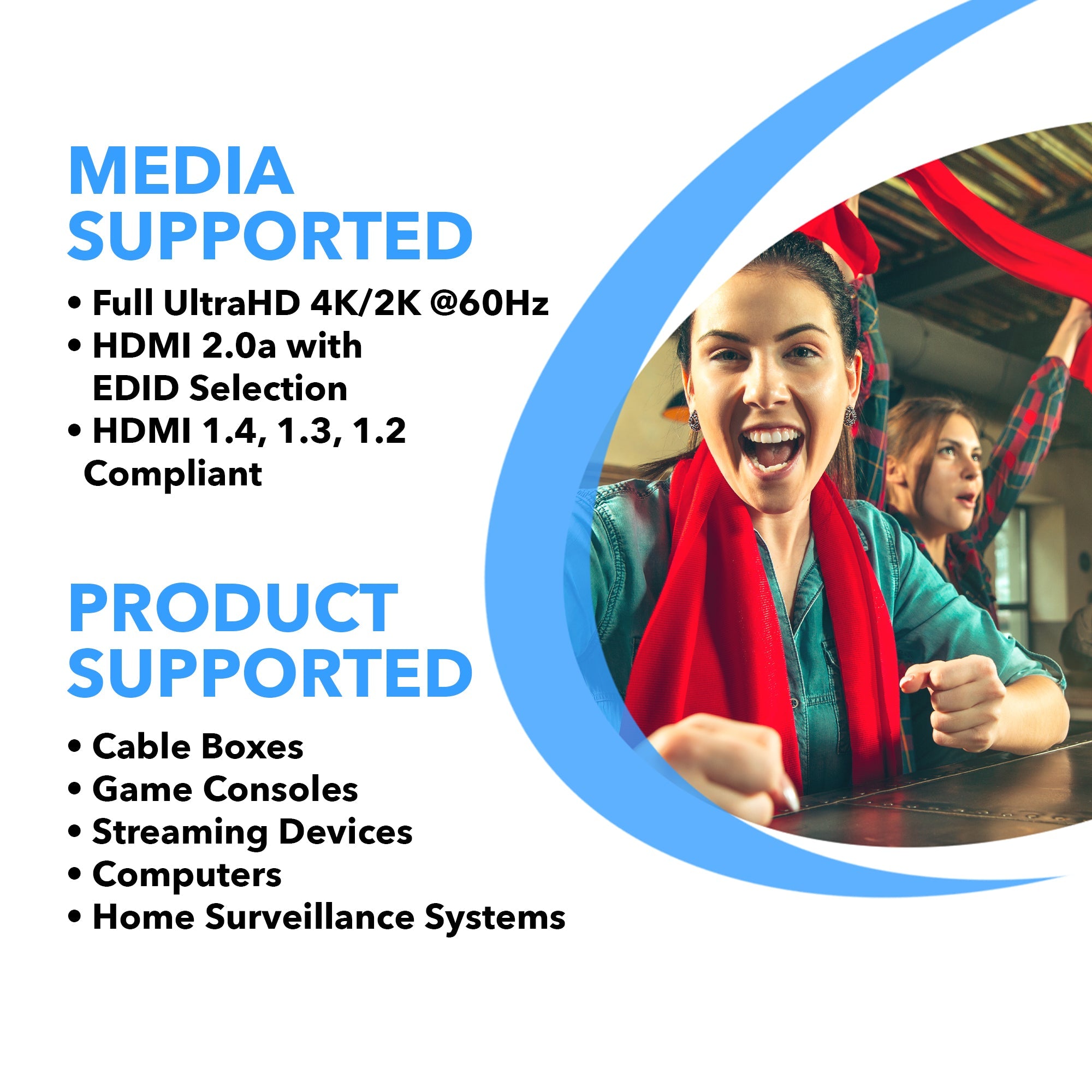 4K@60Hz 1x16 HDMI™ Splitter-UHDS-1016