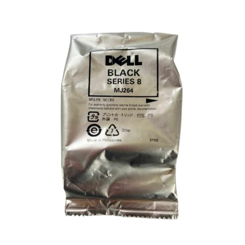 New, Pre-Owned - Dell Series 8 MJ264 Black Ink Cartridges