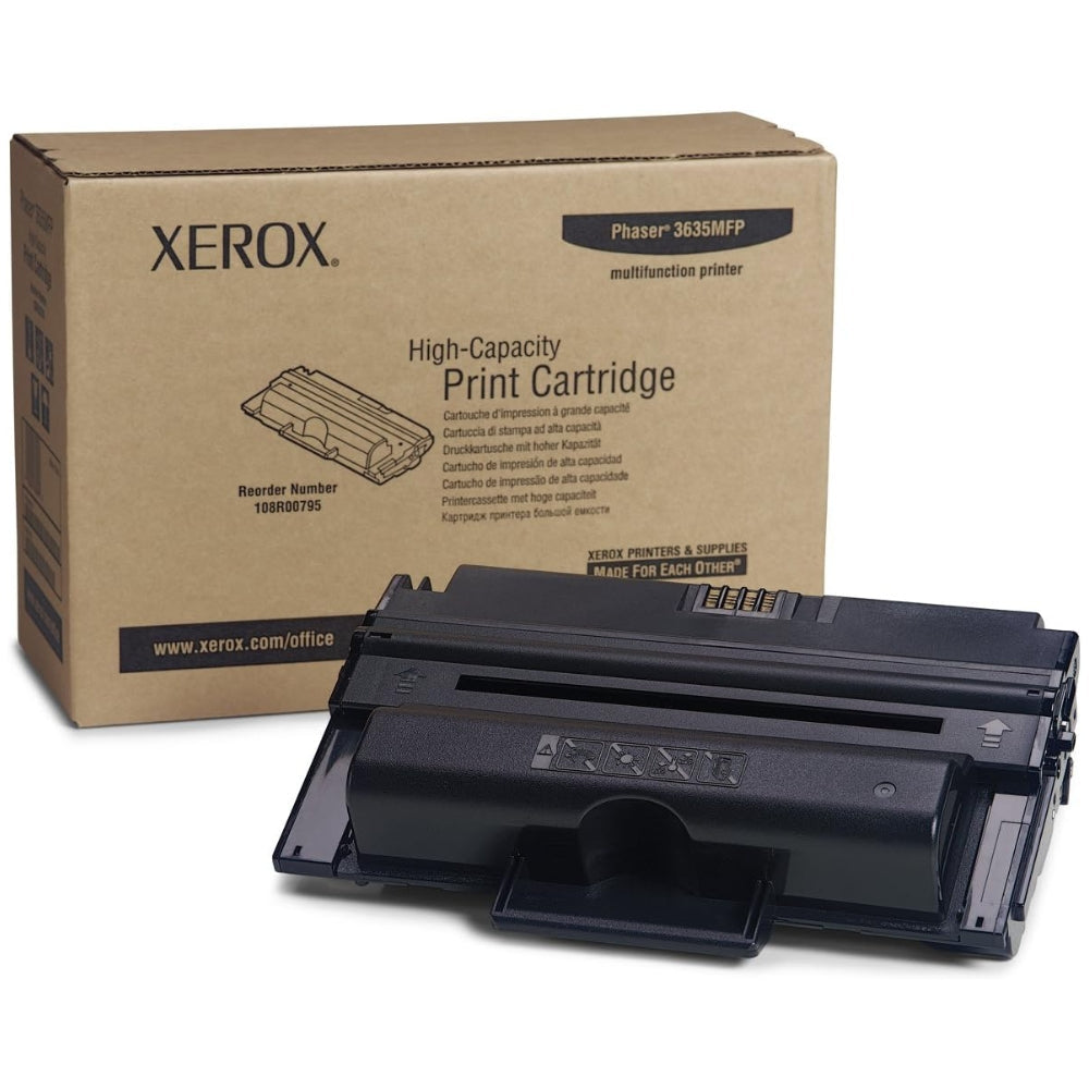New, Pre-Owned - Xerox 108R00795 High Yield Black Toner Cartridge