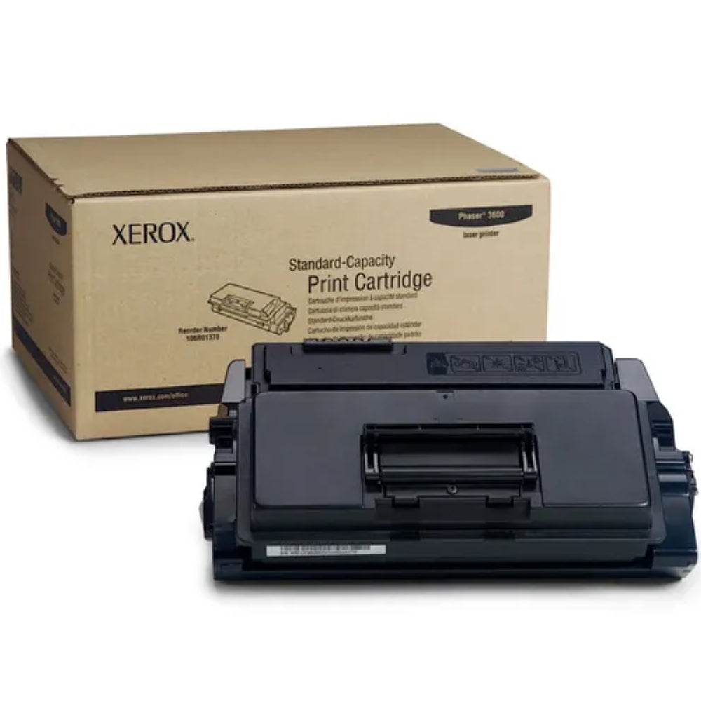 New, Pre-Owned - Xerox 106R01370 Standard Yield Black Toner Cartridge