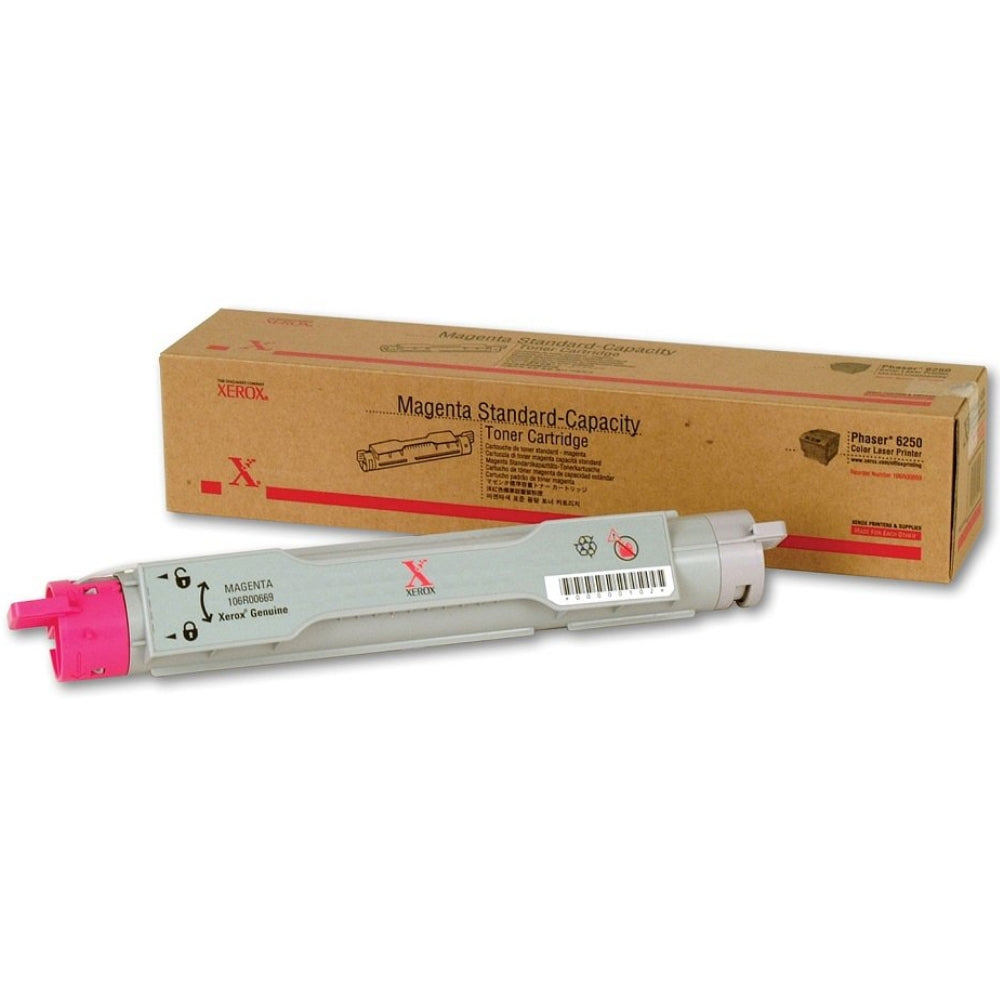 New, Pre-Owned - Xerox Phaser 6250 Standard-Yield Magenta Toner Cartridge, 106R00669