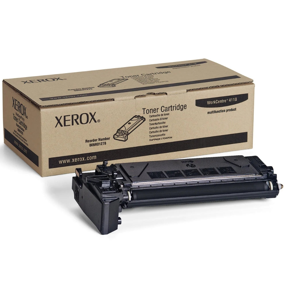 New, Pre-Owned - Xerox FaxCentre 2218/ WorkCentre 4118 Black Laser Toner Cartridge, 006R01278