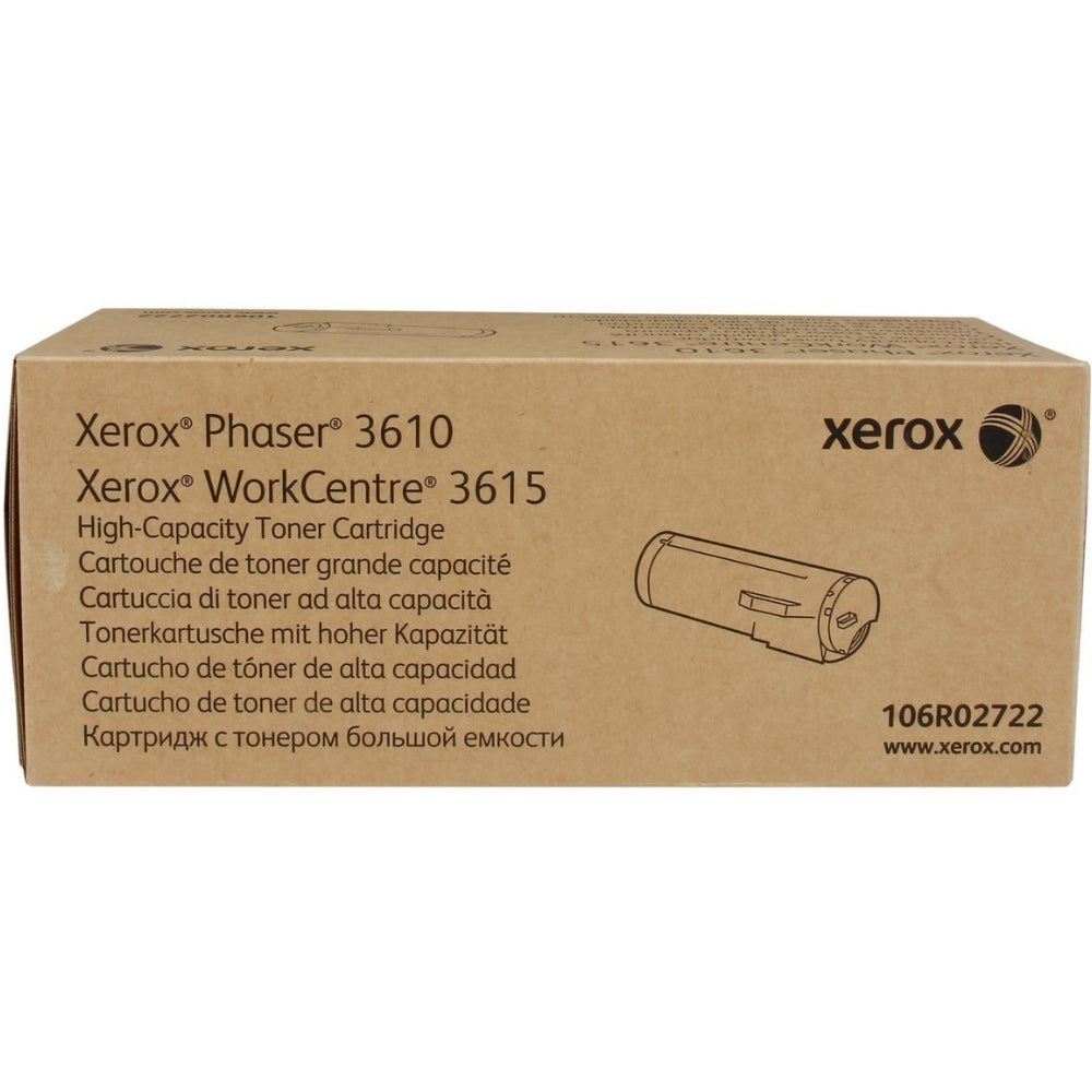 New, Pre-Owned - Xerox Phaser 3610/Work Centre 3615 Black Toner Cartridge, 106R02722