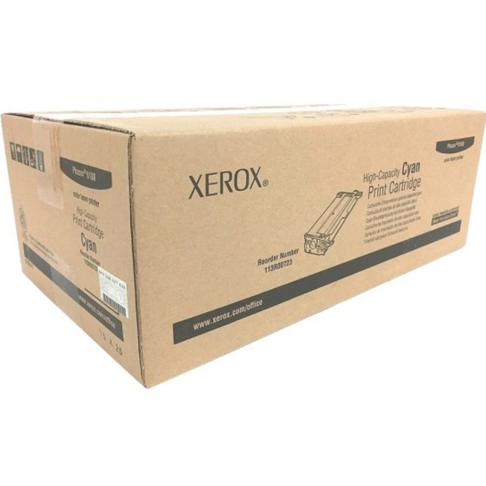 New, Pre-Owned - Xerox Phaser 6180 (113R00723) Cyan Standard Yield Toner Cartridge