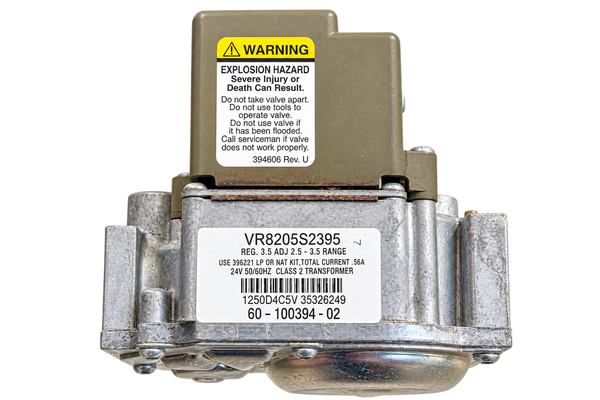Honeywell VR8205S2395 furnace gas valve 60-100394-02
