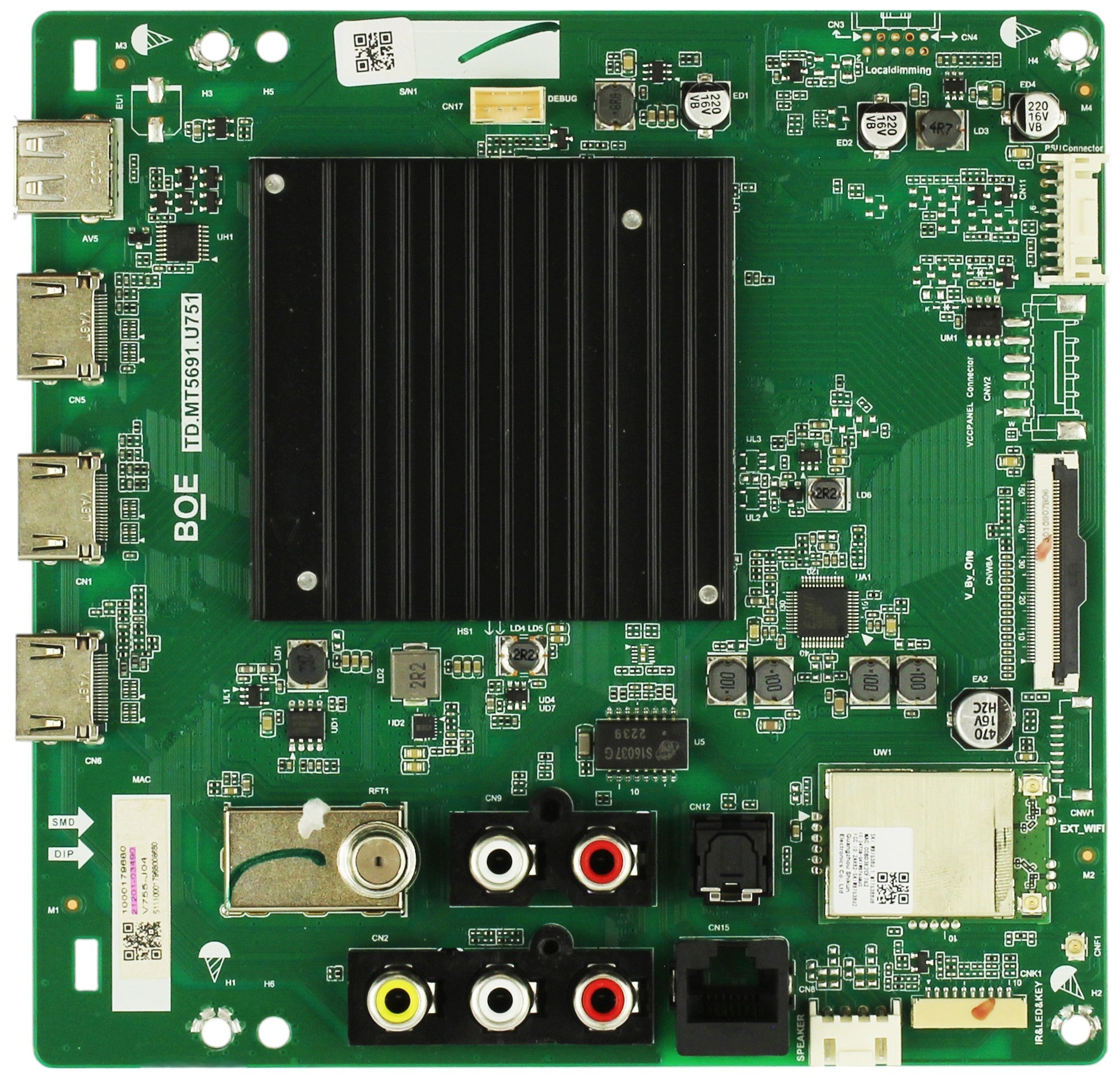 Vizio 21201-03490 Main Board for V755-J04 (LBSFE5RZ Serial)