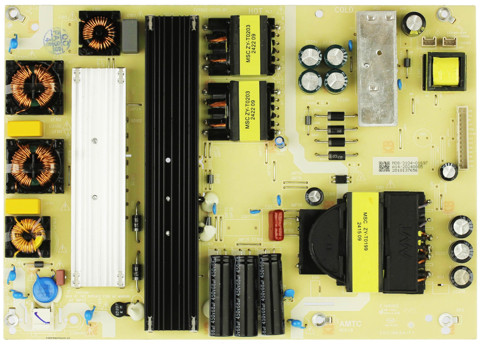Westinghouse 514C7002M08 Power Supply Board