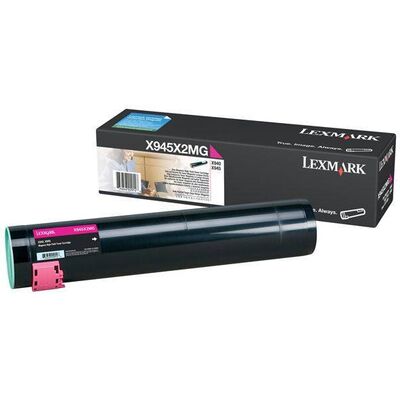 New, Pre-Owned - Lexmark X945X2MG High Yield Magenta Toner Cartridge