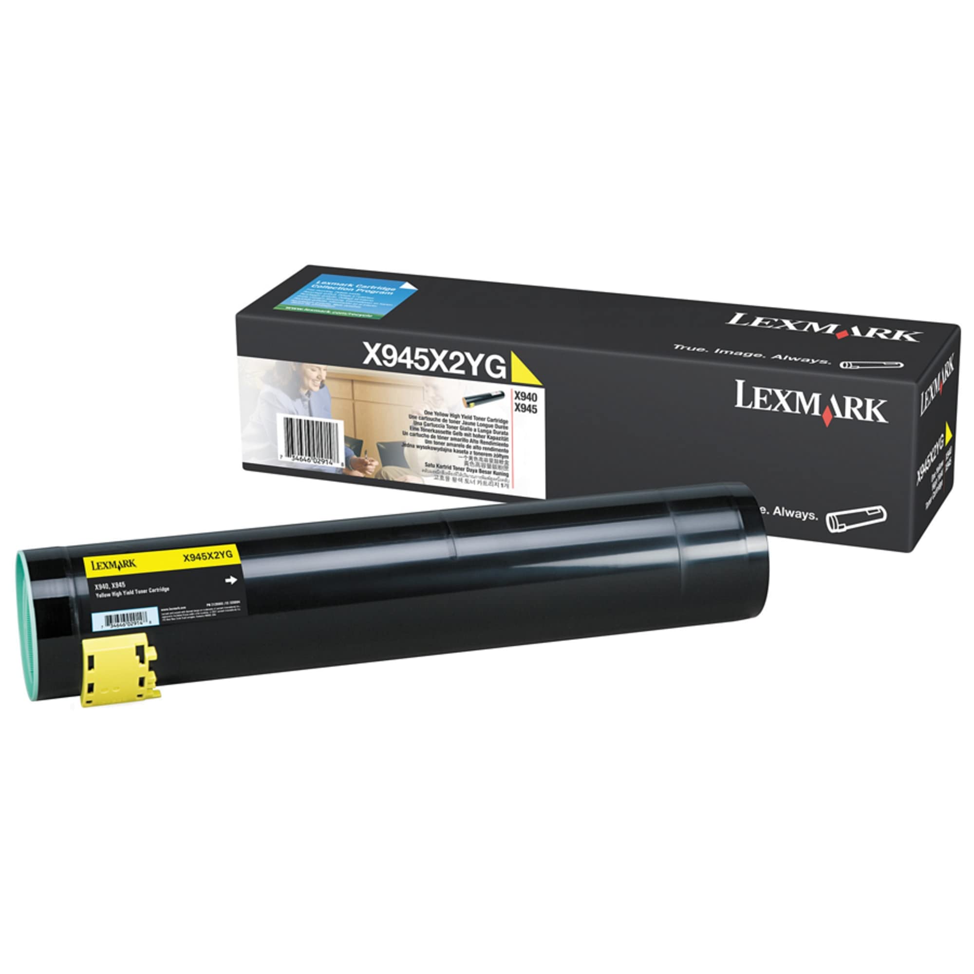 New, Pre-Owned - Lexmark X945X2YG High Yield Yellow Toner Cartridge