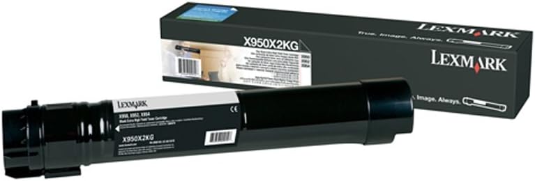 New, Pre-Owned - Lexmark Extra High Yield Black Toner Cartridge, X950X2KG