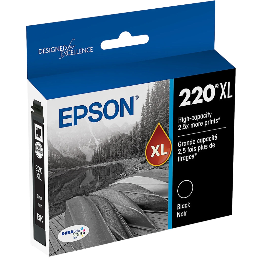 New, Pre-Owned - Epson 220XL High-capacity Black Ink Cartridge