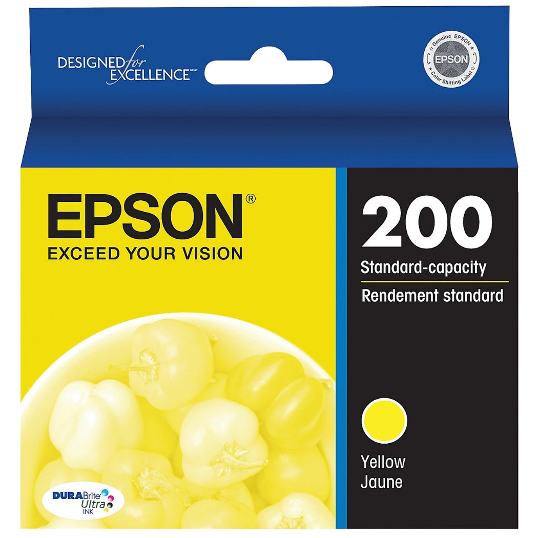 New, Pre-Owned - Epson 200 Standard Yield Yellow Ink Cartridge