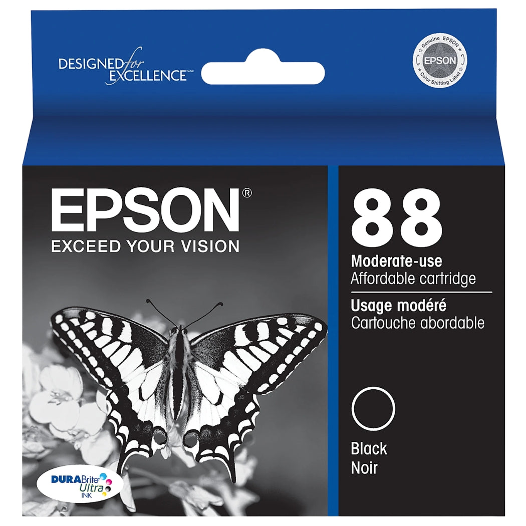 New, Pre-Owned - Epson 88 (T0881) Black Ink Cartridge