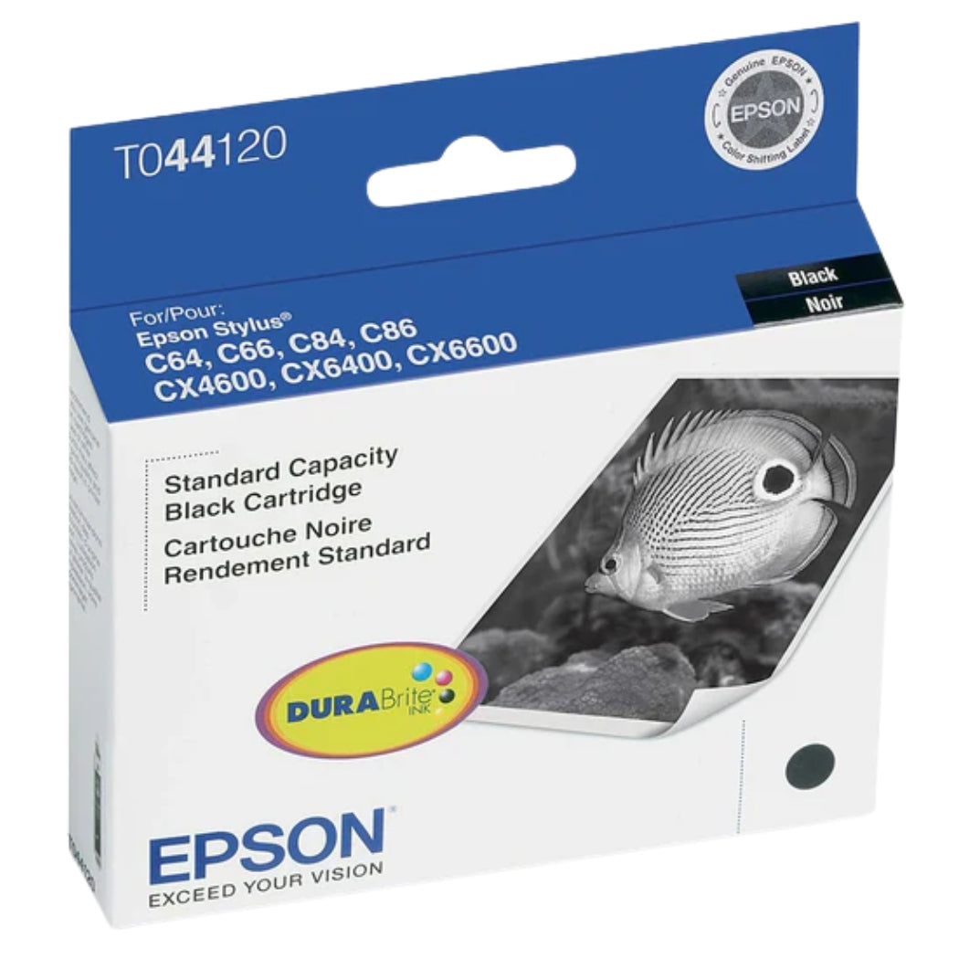 New, Pre-Owned - Epson (T044) Black Ink Cartridge, T044120