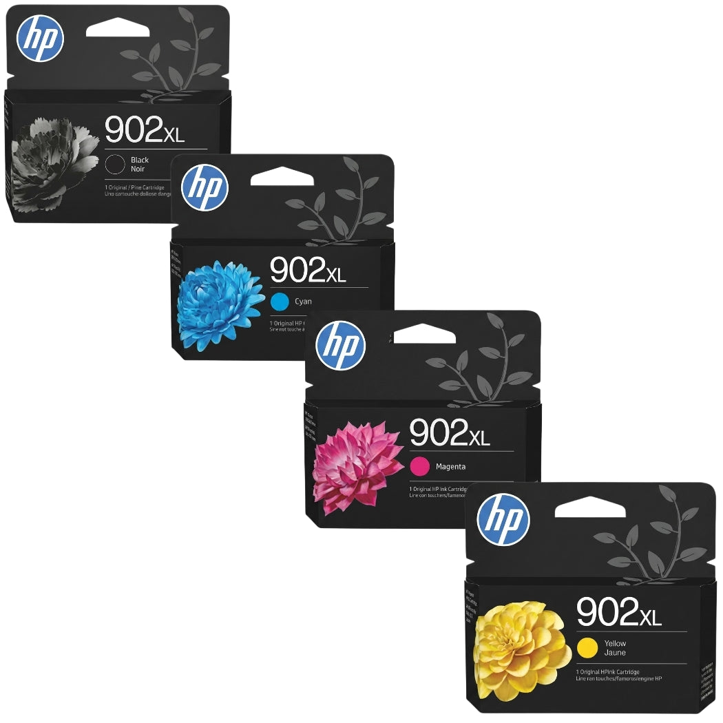 New, Pre-Owned - HP 902XL Black, Cyan, Magenta & Yellow Ink Cartridge