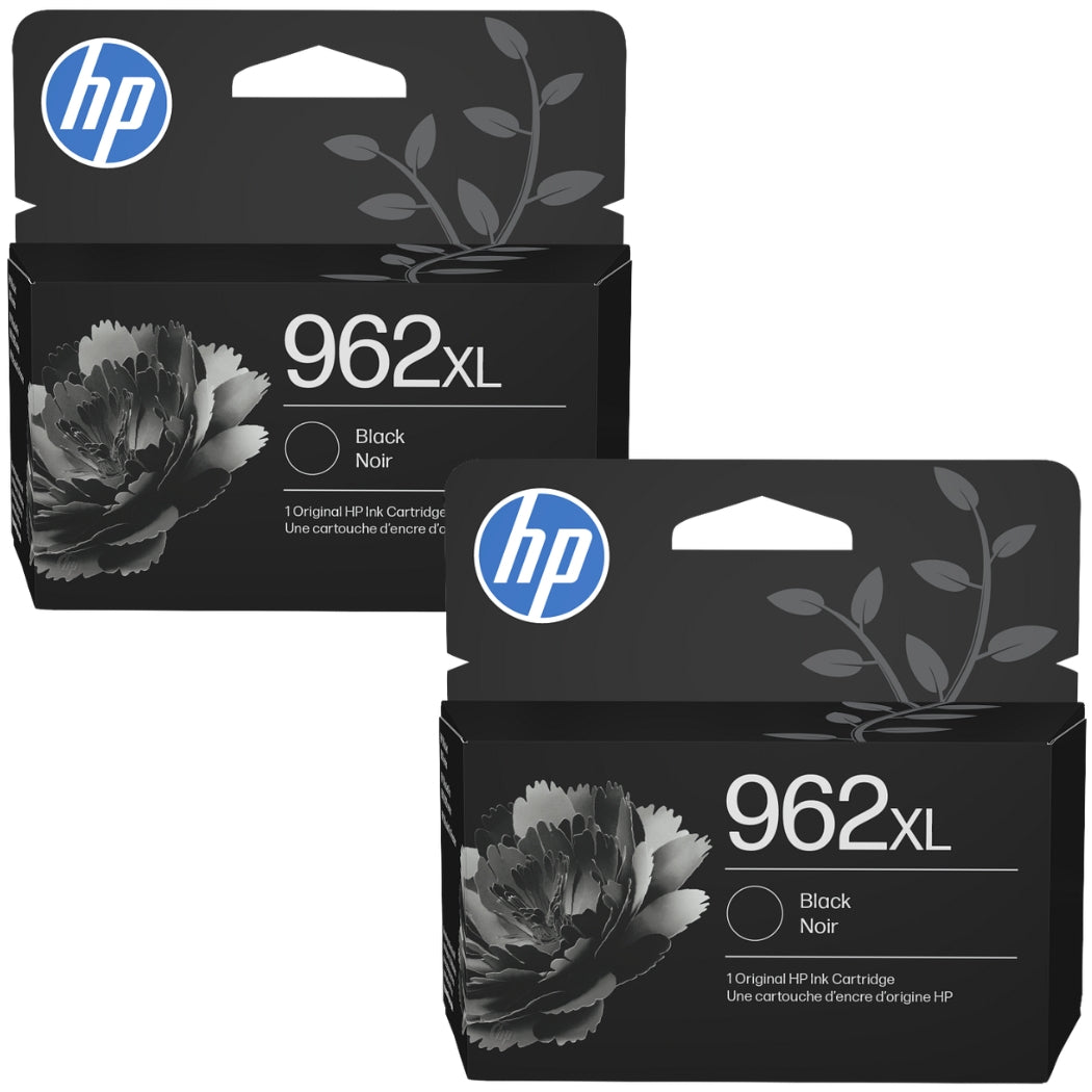 New, Pre-Owned - HP 962XL (3JB35BN) Black New, Pre-Owned - Ink Cartridge - 2 Pack