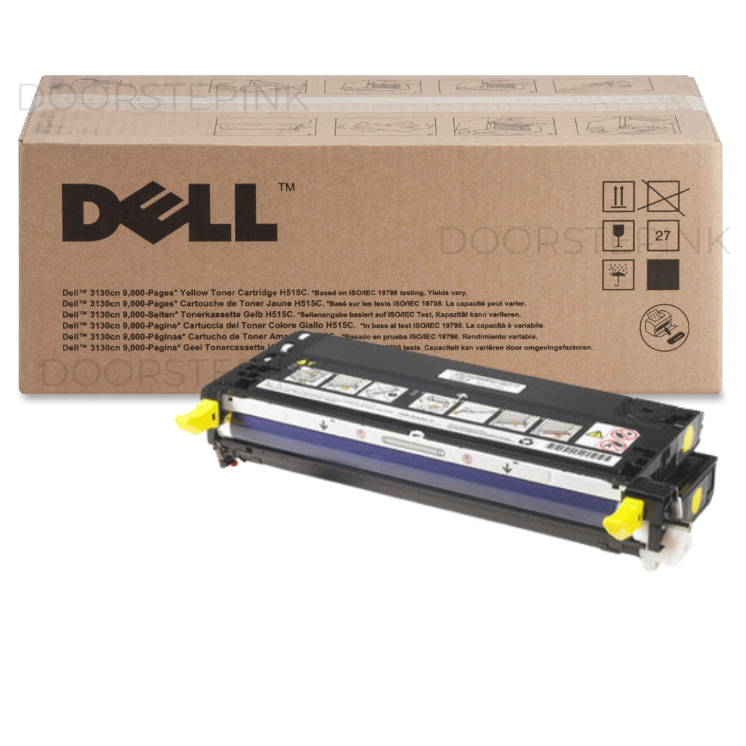 New, Pre-Owned - Dell H515C High Yield Yellow Toner Cartridge, 330-1204